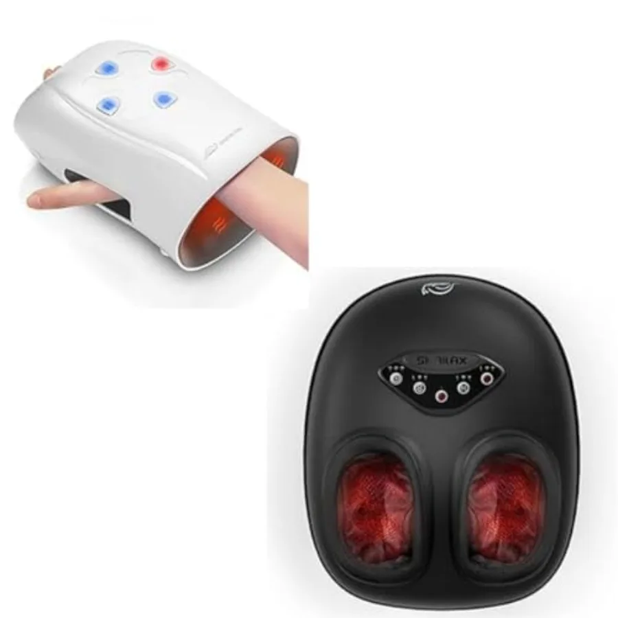 Snailax Shiatsu Foot Massager and Hand Massager with Adjustable Intensity for Home Use Soft Black Gel Pads Deep Tissue Relief P
Snailax Shiatsu Foot Massager and Hand Massager with Adjustable Intensity for Home Use Soft Black Gel Pads Deep Tissue Relief P