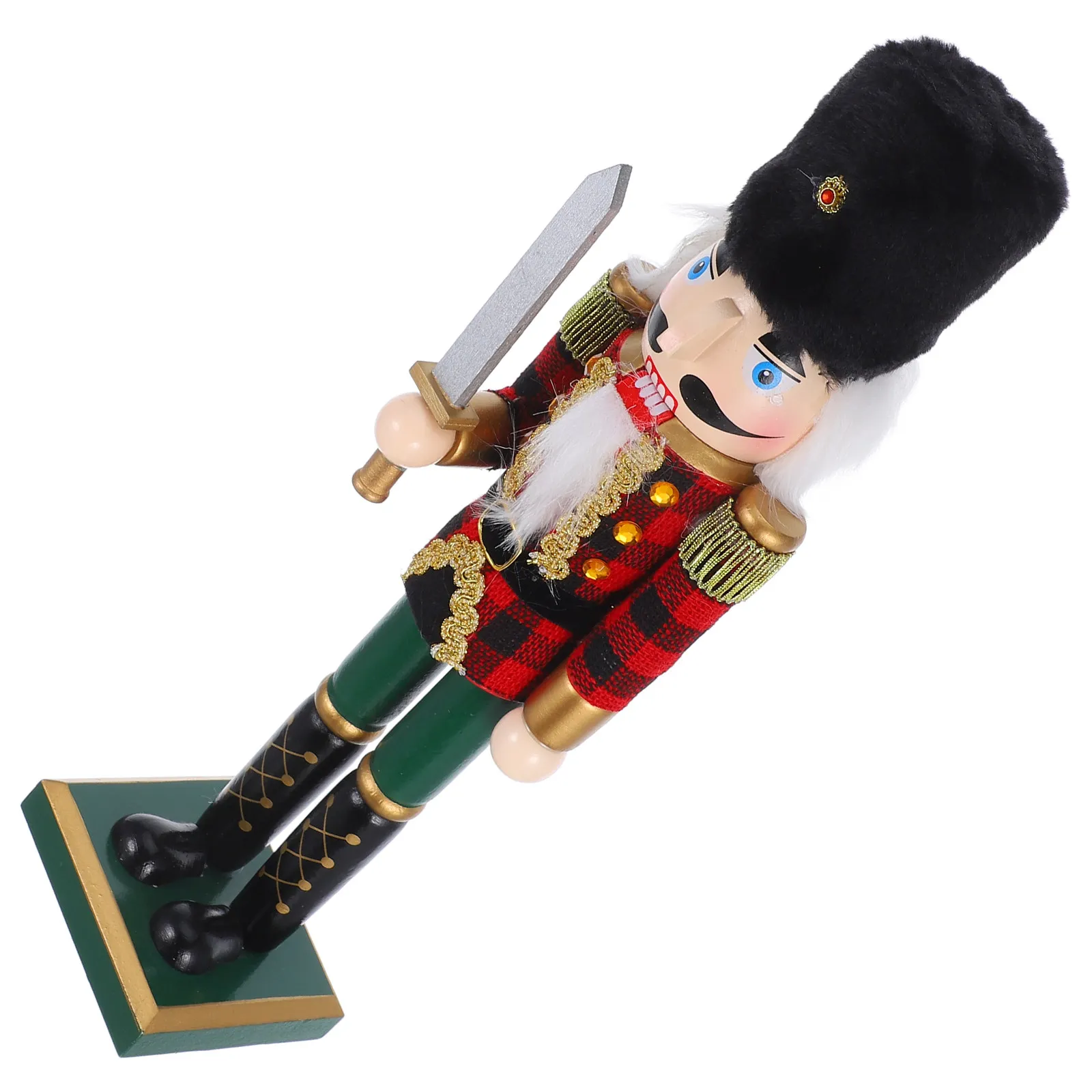 Nutcracker Soldier Christmas Decor Wooden Xmas Decoration Adorable Reusable Holiday Tabletop Decor for Family Friends Colleagues
Nutcracker Soldier Christmas Decor Wooden Xmas Decoration Adorable Reusable Holiday Tabletop Decor for Family Friends Colleagues