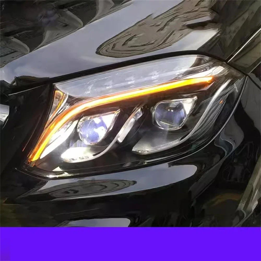 Car Headlight assembly For 16-19 Mercedes-Benz GLS W166 modified GLS400 450 500 DRL daytime running light turn signal 2pcs
Car Headlight assembly For 16-19 Mercedes-Benz GLS W166 modified GLS400 450 500 DRL daytime running light turn signal 2pcs