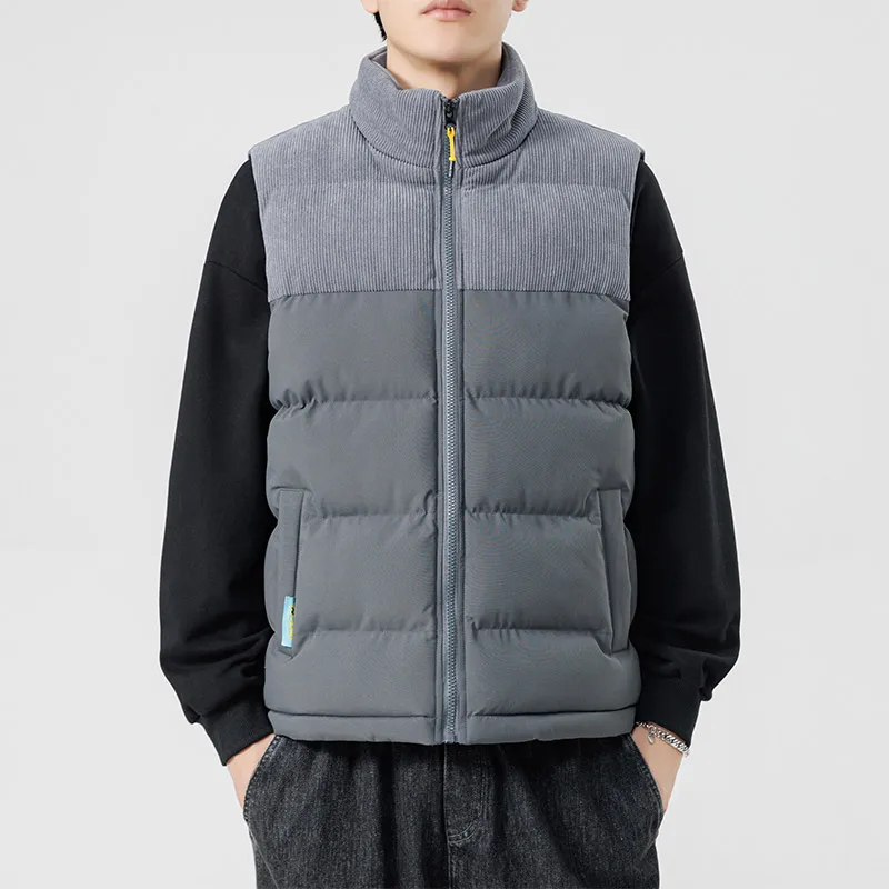 Wind-Resistant Thickened Warm Men Clothing High Quality Cotton Vests Zipper Outwear Fashion Casual Style Hot Sleeveless Parkas
Wind-Resistant Thickened Warm Men Clothing High Quality Cotton Vests Zipper Outwear Fashion Casual Style Hot Sleeveless Parkas