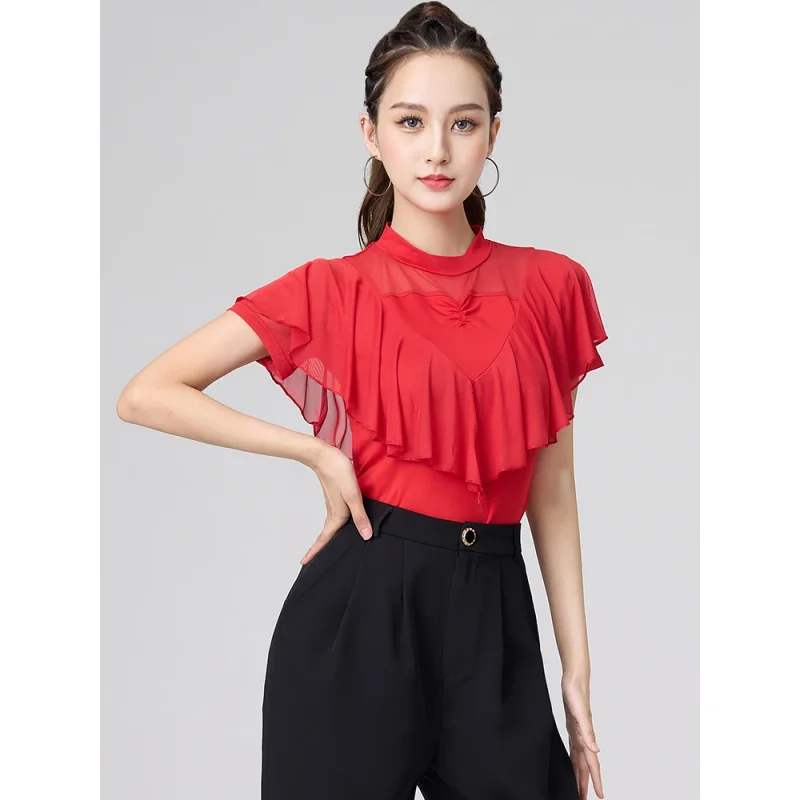 Modern Dance Top Women's 2024 New Print Short Sleeve Dance Practice Suit Adult Standard Latin Dancewear round Neck Waltz ...
Modern Dance Top Women's 2024 New Print Short Sleeve Dance Practice Suit Adult Standard Latin Dancewear round Neck Waltz ...