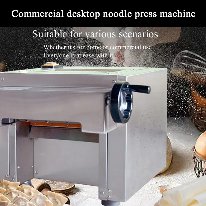 PBOBP Commercial Pressed Dough Machine Electric Automatic Wonton Machine Roll Dough Press Dumpling Skin Noodle Pasta Maker
PBOBP Commercial Pressed Dough Machine Electric Automatic Wonton Machine Roll Dough Press Dumpling Skin Noodle Pasta Maker