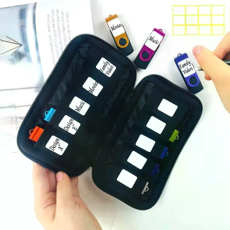 Portable USB Flash Drive Storage Bag Electronic Accessories Organizer Case For USB Disk Pen
Portable USB Flash Drive Storage Bag Electronic Accessories Organizer Case For USB Disk Pen