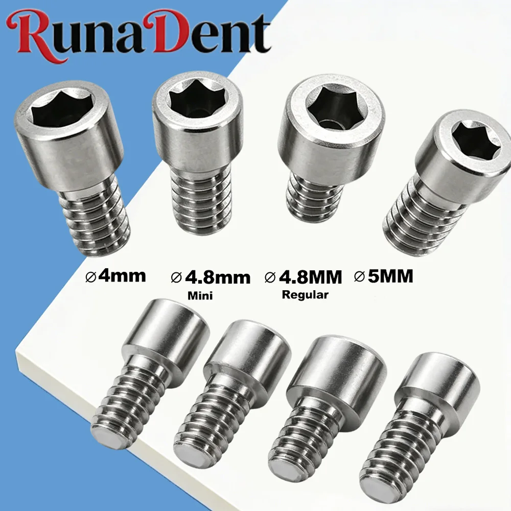 Titanium Alloy Healing Abutment Screws for Osstem Dental Implants Multiple Diameters Regular Platform
Titanium Alloy Healing Abutment Screws for Osstem Dental Implants Multiple Diameters Regular Platform