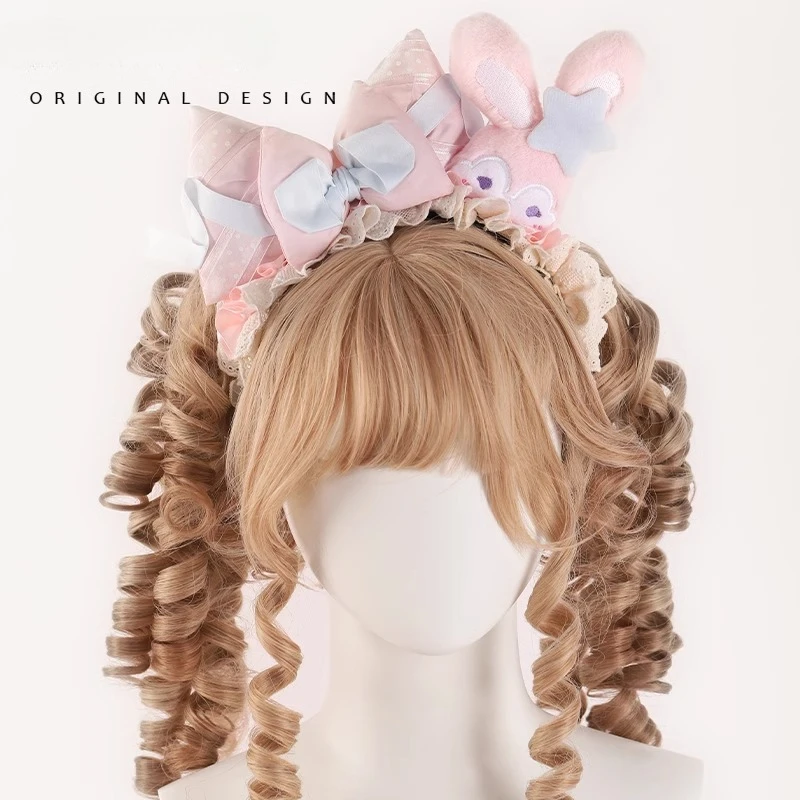 Original Pink Lolita Handmade Hair Accessories Lace Tutu Bow KC Sweet Headband Lolita Headband Headband for Grils
Original Pink Lolita Handmade Hair Accessories Lace Tutu Bow KC Sweet Headband Lolita Headband Headband for Grils