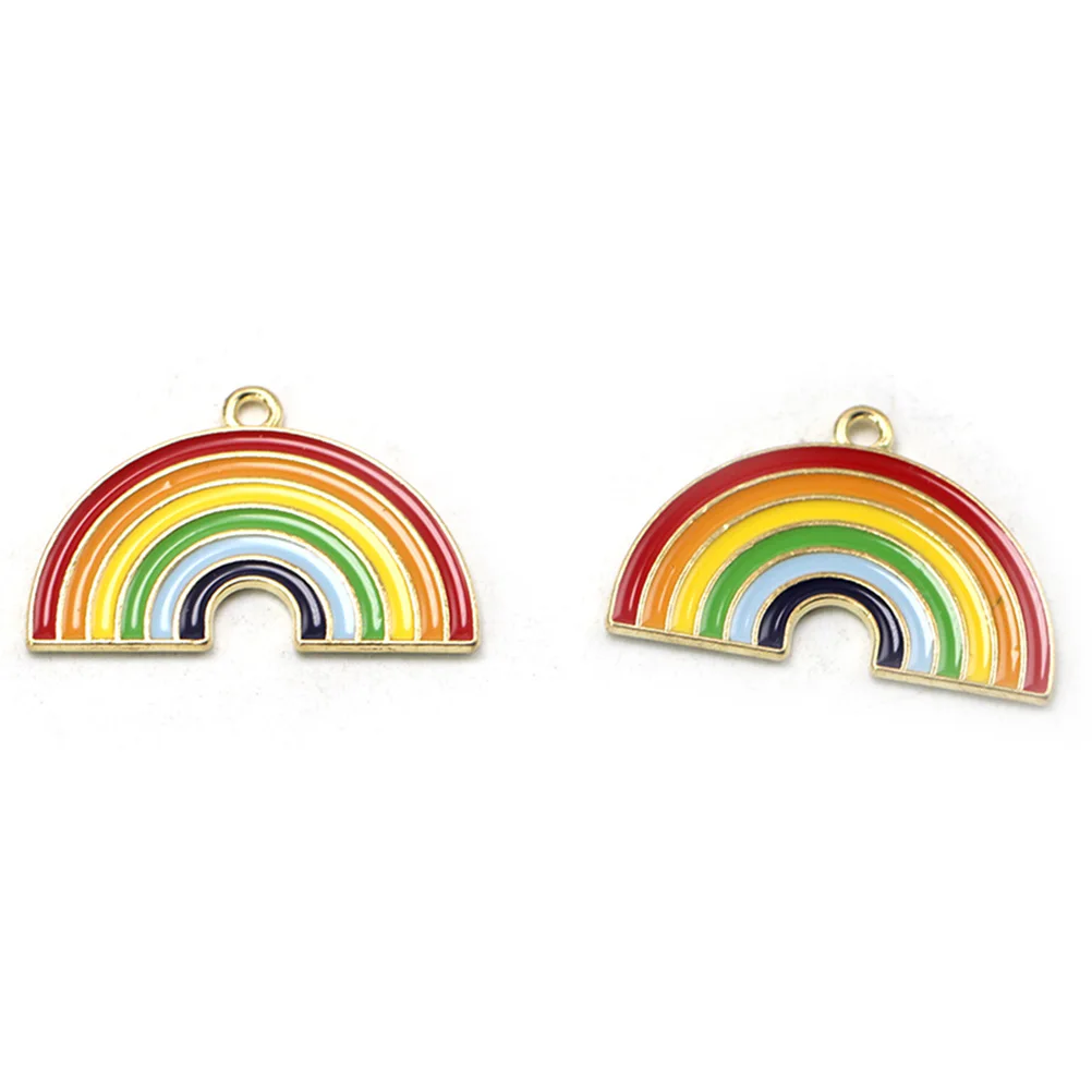 10pcs Rainbow Necklace Pendant Alloy Charms DIY Jewelry Making Set Cartoon Fashion Pendant Pack Scrapbooking for Friends
10pcs Rainbow Necklace Pendant Alloy Charms DIY Jewelry Making Set Cartoon Fashion Pendant Pack Scrapbooking for Friends
