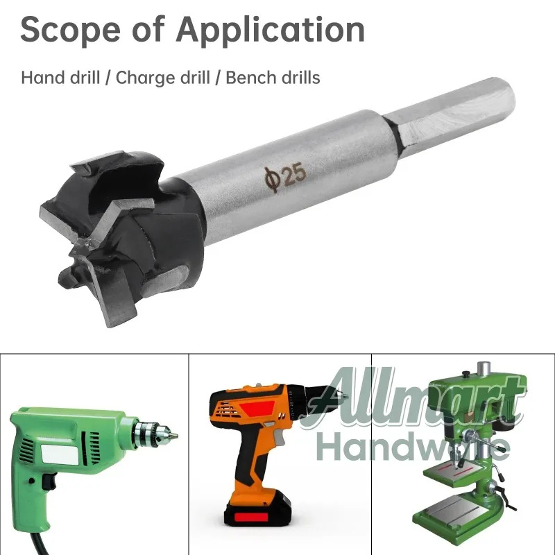 25mm suitable for soft and hard wood plastic plywood hinge hole saw, hard alloy pointed three groove Forstner drill bit
25mm suitable for soft and hard wood plastic plywood hinge hole saw, hard alloy pointed three groove Forstner drill bit