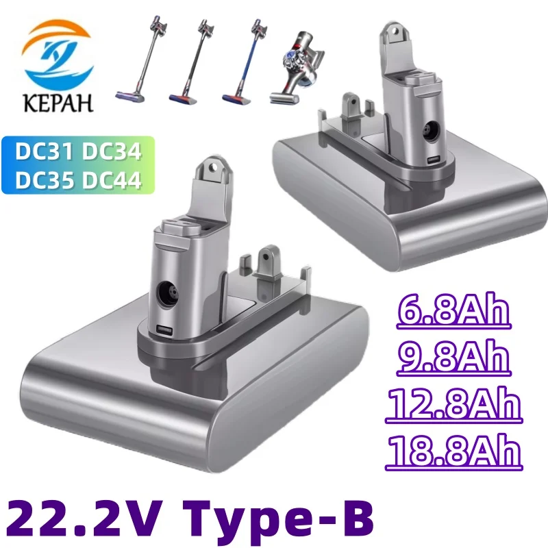 Прочный аккумулятор DC31 Type-B 22,2 В | 6800– 18800 мАч, новая замена с термо- и ударопрочной устойчивостью для портативных инструментов Dyson
Прочный аккумулятор DC31 Type-B 22,2 В | 6800– 18800 мАч, новая замена с термо- и ударопрочной устойчивостью для портативных инструментов Dyson