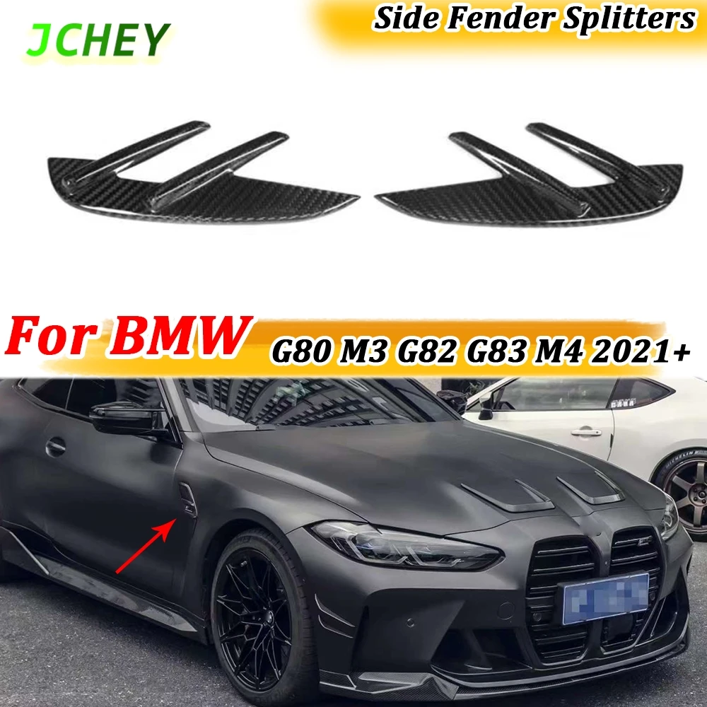 Car Side Fender Fin Splitters For BMW 3 4 Series G80 M3 G82 G83 M4 2021 Up Dry Carbon Fiber Anards Splitters Tims FRP Decoration
Car Side Fender Fin Splitters For BMW 3 4 Series G80 M3 G82 G83 M4 2021 Up Dry Carbon Fiber Anards Splitters Tims FRP Decoration