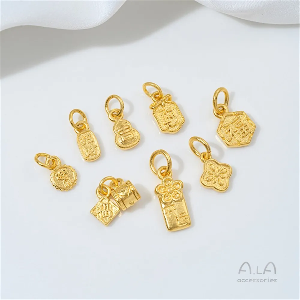 Vietnamese Sand Gold Diy Accessories Lucky Brand Gourd Fortune Crystal Beaded Diy Handmade Pendant Material 
Vietnamese Sand Gold Diy Accessories Lucky Brand Gourd Fortune Crystal Beaded Diy Handmade Pendant Material