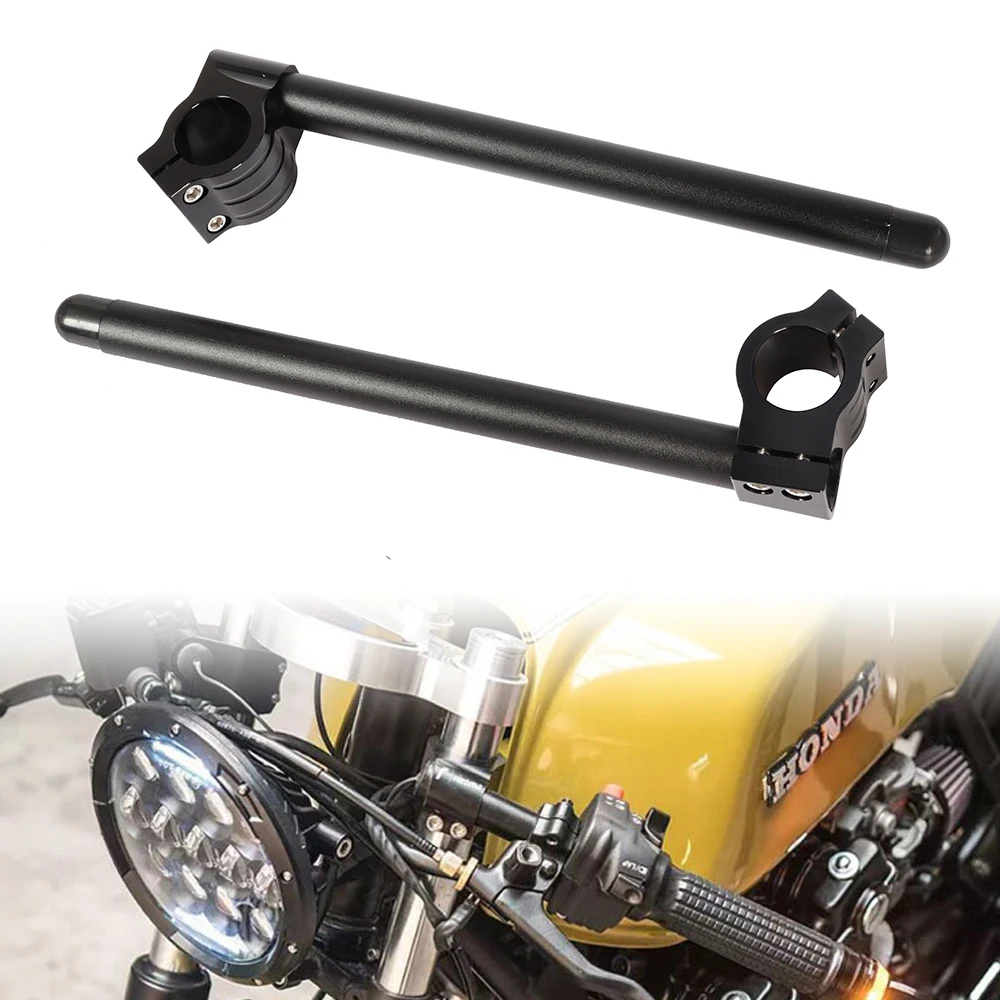Black Motorcycle Handlebar Racing Adjustable CNC 32 33 35 36 37 39 41 45 48 50 51 MM Clip On Fork Tube Handle Bar For Cafe Racer
Black Motorcycle Handlebar Racing Adjustable CNC 32 33 35 36 37 39 41 45 48 50 51 MM Clip On Fork Tube Handle Bar For Cafe Racer