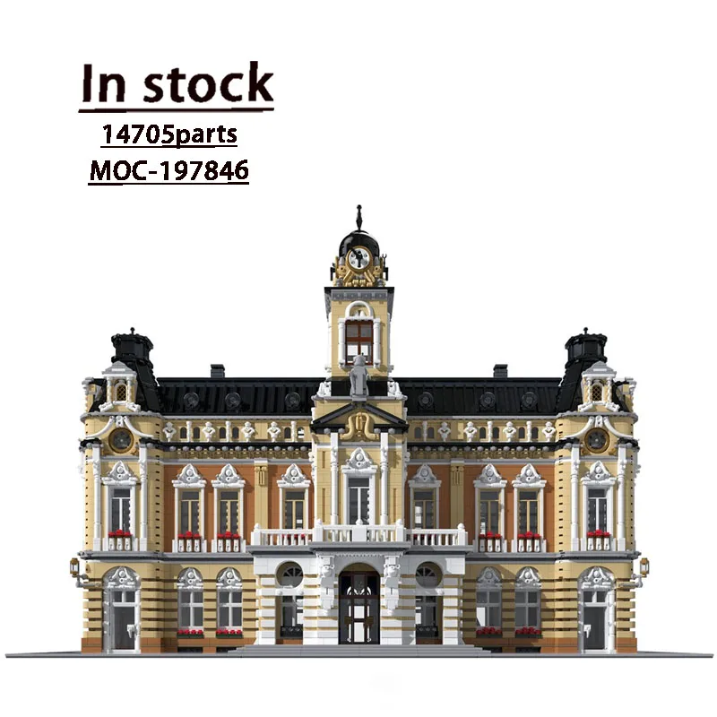 MOC-197846New City Street ViewTown Hall Building Block Model14705Parts MOC Creative Boy Kids Christmas Building Block Toys Gifts
MOC-197846New City Street ViewTown Hall Building Block Model14705Parts MOC Creative Boy Kids Christmas Building Block Toys Gifts