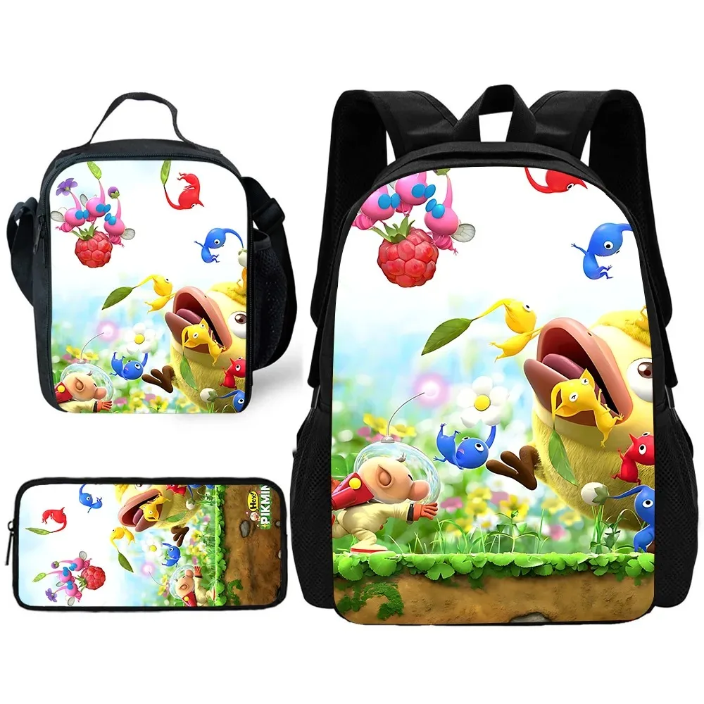 Детский школьный рюкзак с героями мультфильмов, аниме P-PikminS, сумками для обеда, сумками-карандашами, школьными сумками для мальчиков и девочек, лучший подарок
Детский школьный рюкзак с героями мультфильмов, аниме P-PikminS, сумками для обеда, сумками-карандашами, школьными сумками для мальчиков и девочек, лучший подарок