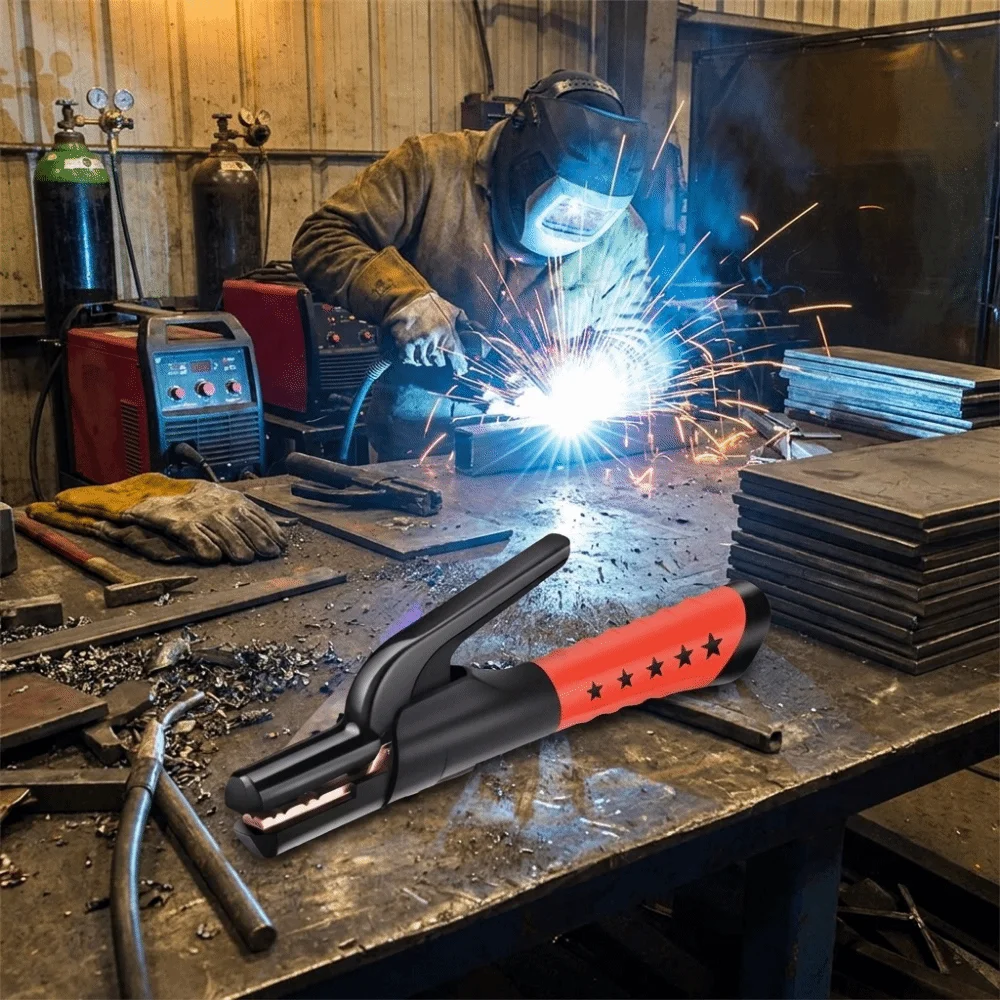 500A 1000A Welding Electrode Holder Secure Grip Heat Resistant Electrode Clamp Thickened Anti-scald Welding Tongs For Welders
500A 1000A Welding Electrode Holder Secure Grip Heat Resistant Electrode Clamp Thickened Anti-scald Welding Tongs For Welders