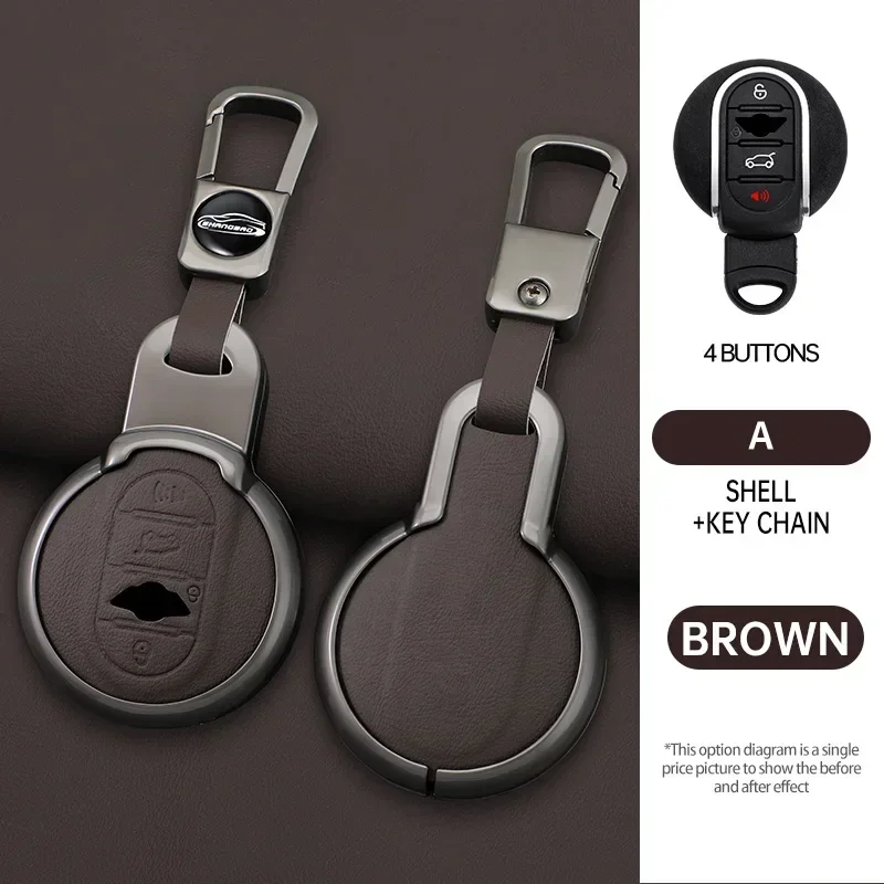 Zinc Alloy Car Remote Key Case Cover Shell Holder For BMW Mini COOPERS COUNTRYMAN ONE JCW CLUBMAN F56 F55 F54 F57 F60 Roadster
Zinc Alloy Car Remote Key Case Cover Shell Holder For BMW Mini COOPERS COUNTRYMAN ONE JCW CLUBMAN F56 F55 F54 F57 F60 Roadster
