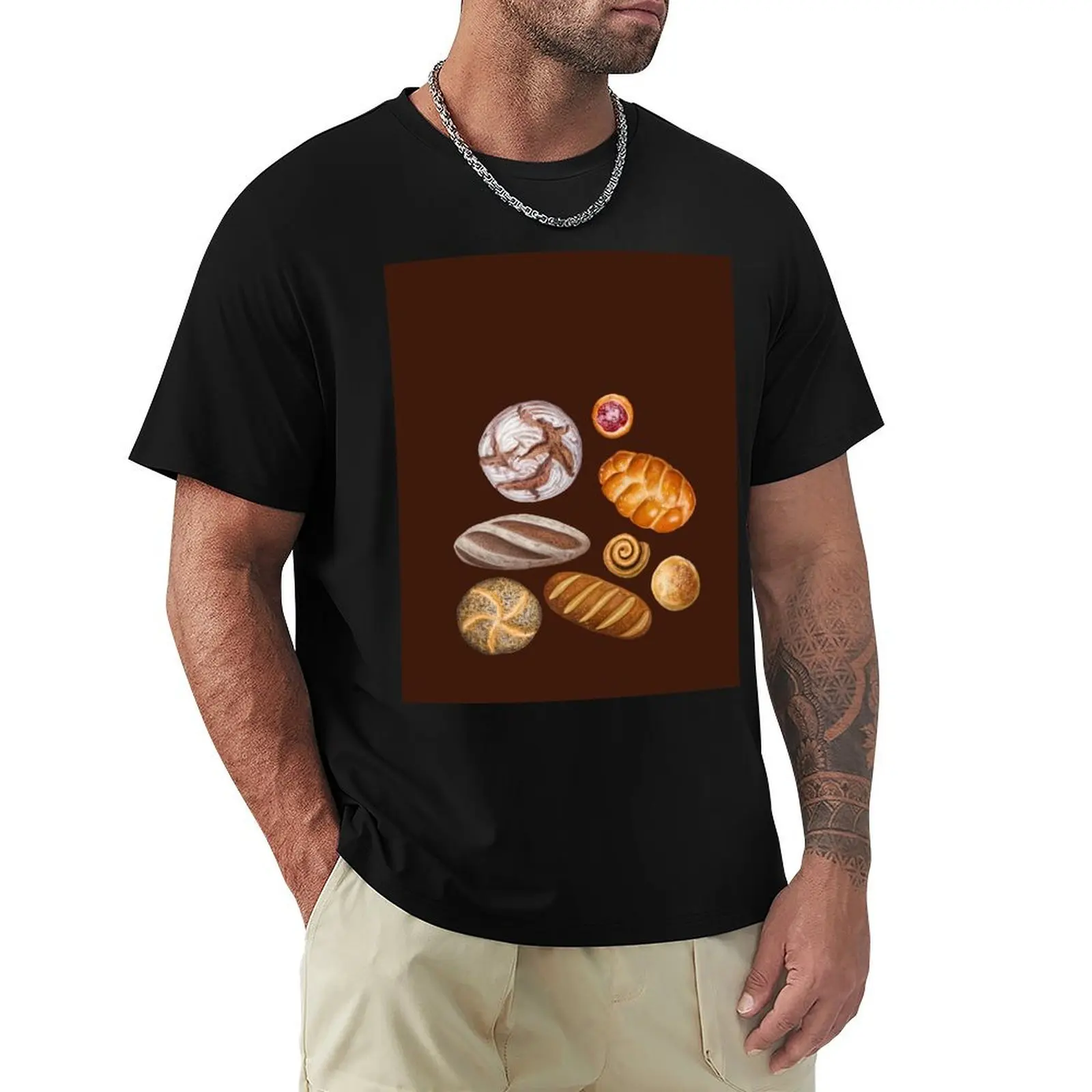 Bread and Pastries T-Shirt cotton graphic tees summer 2025 t shirts for men cotton
Bread and Pastries T-Shirt cotton graphic tees summer 2025 t shirts for men cotton