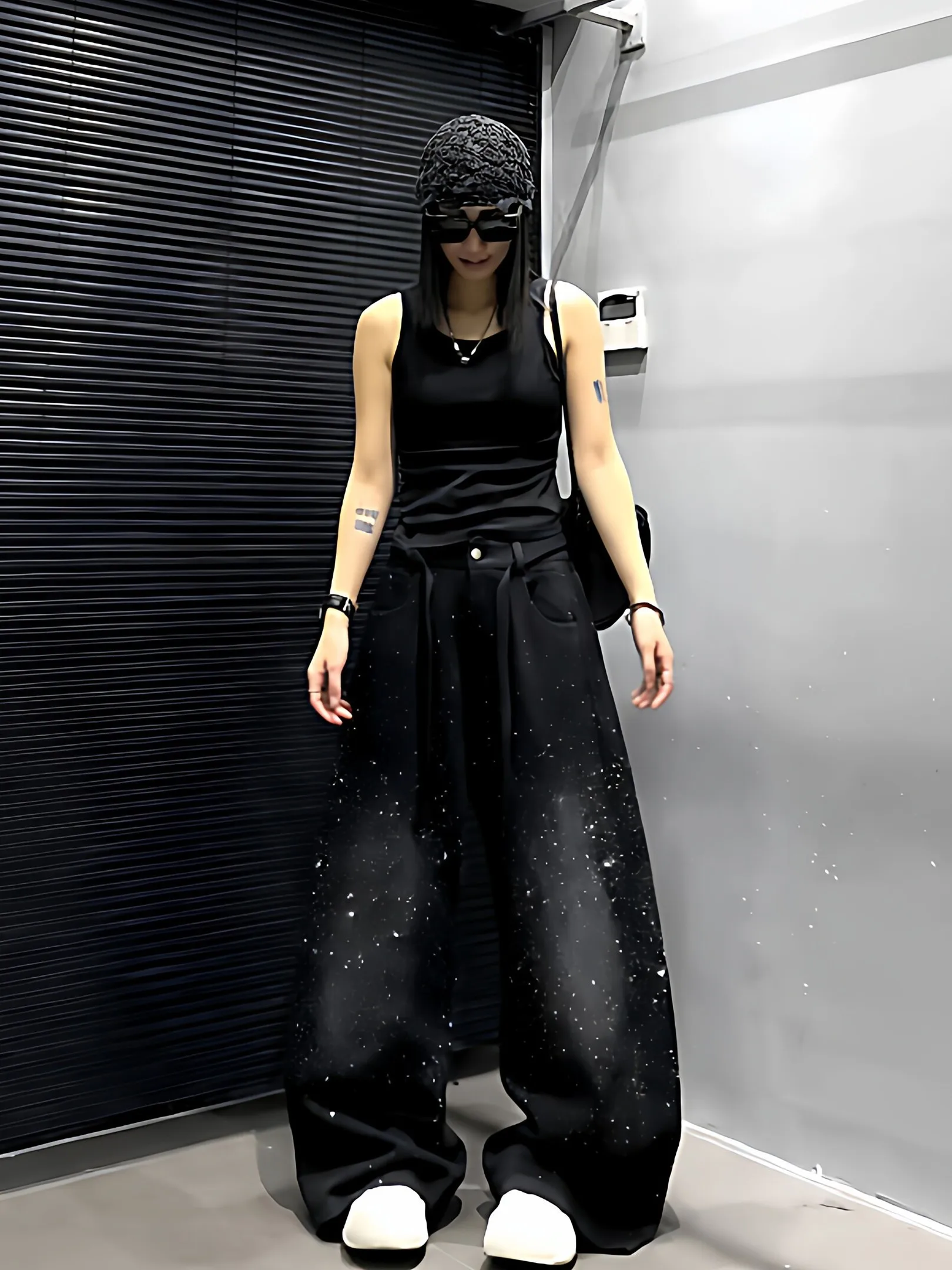 Spring New Women's Pure Cotton Sweatpants Elastic Waist Harlan Street Dance Long Pants Floor-Length Pants with Belt
Spring New Women's Pure Cotton Sweatpants Elastic Waist Harlan Street Dance Long Pants Floor-Length Pants with Belt