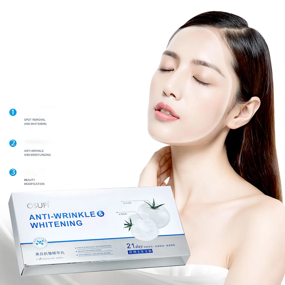 OSUFI Moisturizing Improve Dry Dark Reduce Wrinkles Essence Pill Brightening Skincare Products Women's Beauty Nourishing Essence
OSUFI Moisturizing Improve Dry Dark Reduce Wrinkles Essence Pill Brightening Skincare Products Women's Beauty Nourishing Essence