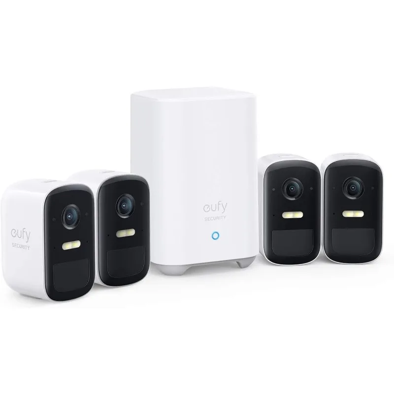 eufyCam 2C 4-Cam Kit, Security Camera Wireless Outdoor, Home Security System, HomeKit Compatibility, 1080p HD, IP67
eufyCam 2C 4-Cam Kit, Security Camera Wireless Outdoor, Home Security System, HomeKit Compatibility, 1080p HD, IP67