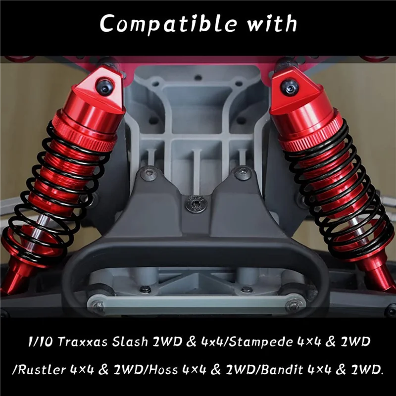 A04F-8X металлический передний и задний амортизатор для Traxxas Slash 4X4 VXL 2WD Rustler Stampede Hoss 1/10, детали для обновления радиоуправляемого автомобиля, 1
A04F-8X металлический передний и задний амортизатор для Traxxas Slash 4X4 VXL 2WD Rustler Stampede Hoss 1/10, детали для обновления радиоуправляемого автомобиля, 1