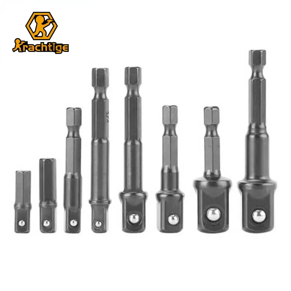 Krachtige 8 Sizes Chrome Vanadium Steel Socket Adapter 1/4" 3/8" 1/2" Power Set Hex Shank Extension Drill Bits
Krachtige 8 Sizes Chrome Vanadium Steel Socket Adapter 1/4" 3/8" 1/2" Power Set Hex Shank Extension Drill Bits