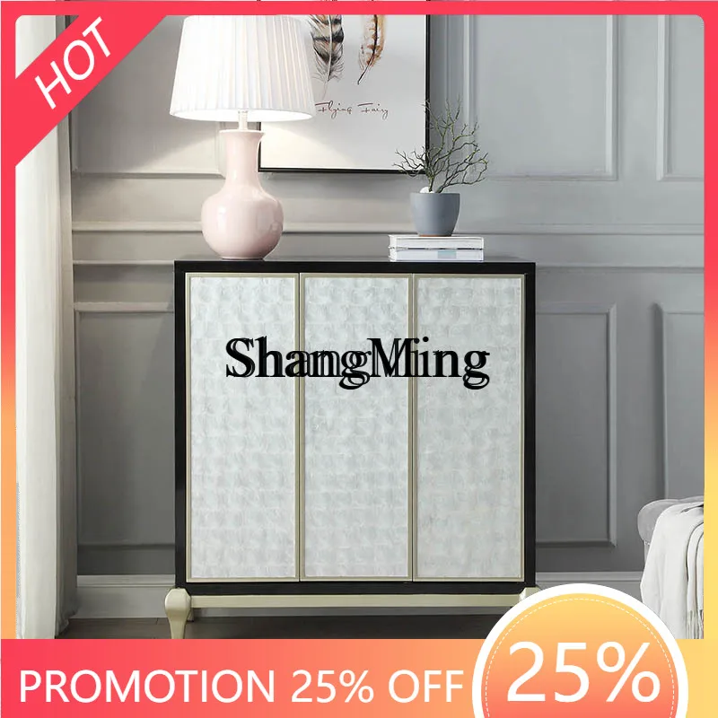 SM luxury solid wood shoe cabinet household entry living room decoration storage villa large-capacity entrance cabinet
SM luxury solid wood shoe cabinet household entry living room decoration storage villa large-capacity entrance cabinet