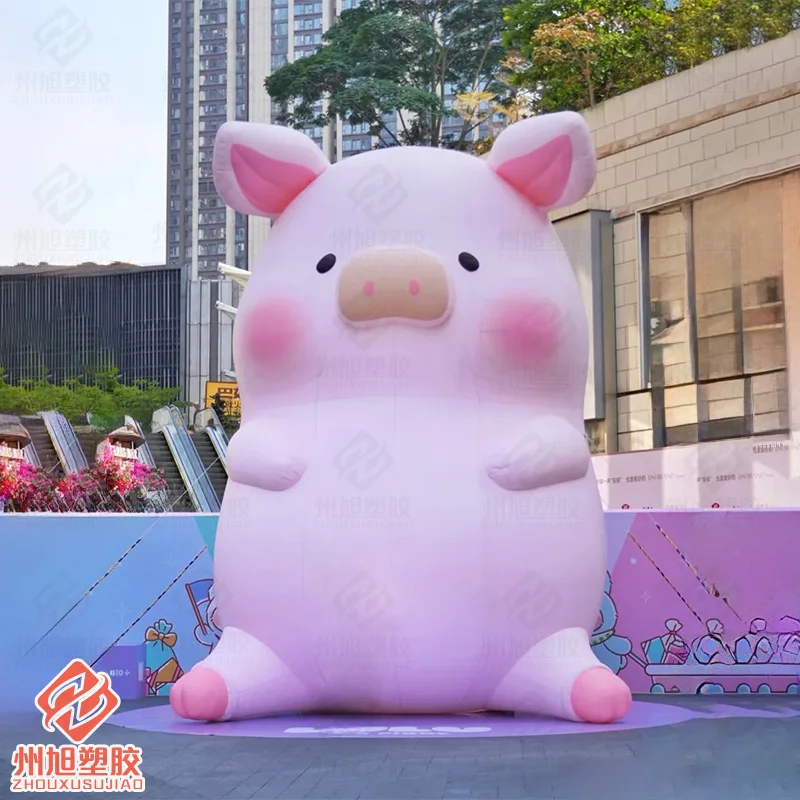 Inflatable cartoon pink pig, animal air model shopping mall outdoor advertising decorative props
Inflatable cartoon pink pig, animal air model shopping mall outdoor advertising decorative props