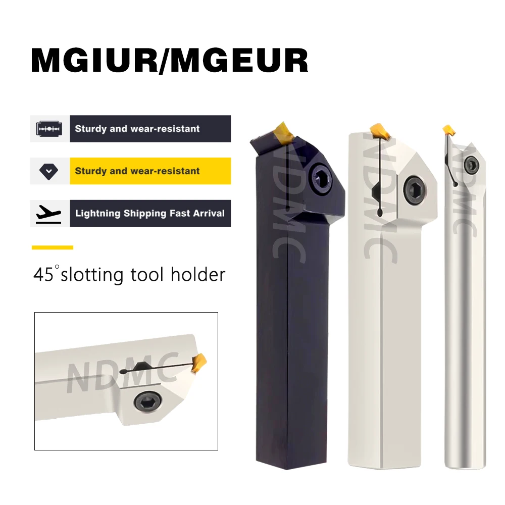 MGEUR/MGEUR/KTGFR Knife Rod Series CNC Knife Holder 45 Degree Profile Outer Diameter Groove Cutting Lathe Double Head Machinings
MGEUR/MGEUR/KTGFR Knife Rod Series CNC Knife Holder 45 Degree Profile Outer Diameter Groove Cutting Lathe Double Head Machinings