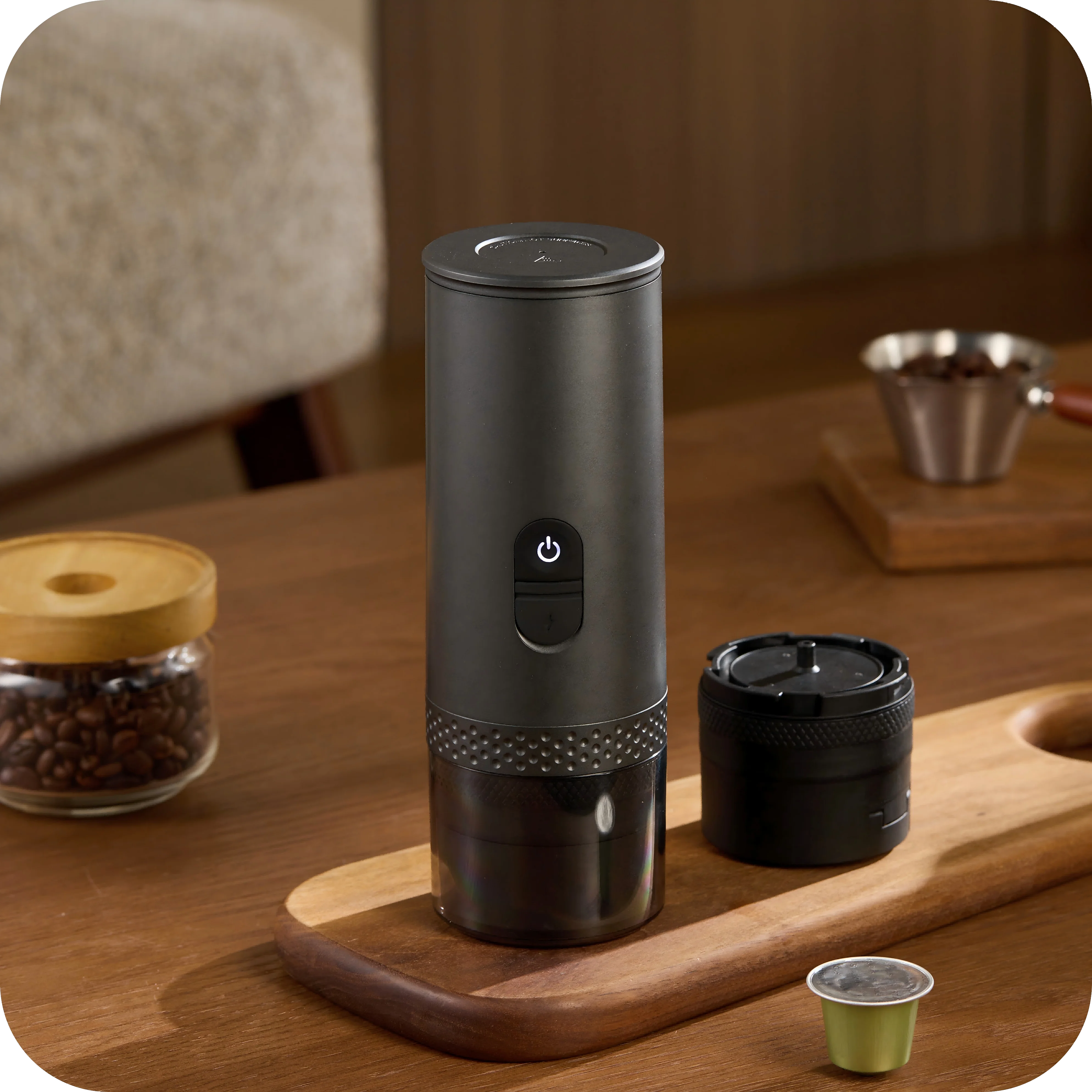 Портативная кофемашина, уличная кофемашина, капсульная кофемашина
Портативная кофемашина, уличная кофемашина, капсульная кофемашина