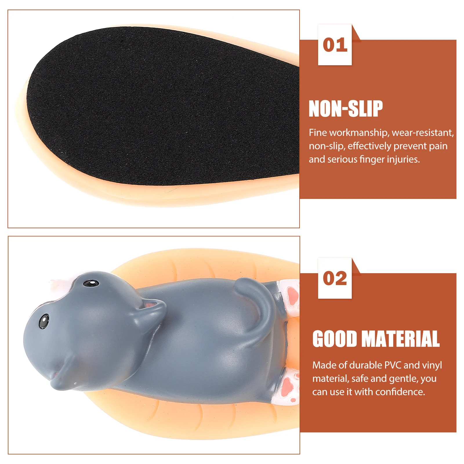Lovely Animals Stopper Anti-Collision Pvc Vinyl Material Door Stop Wedge Non-Slip Wear-Resistant Cartoon 
Lovely Animals Stopper Anti-Collision Pvc Vinyl Material Door Stop Wedge Non-Slip Wear-Resistant Cartoon