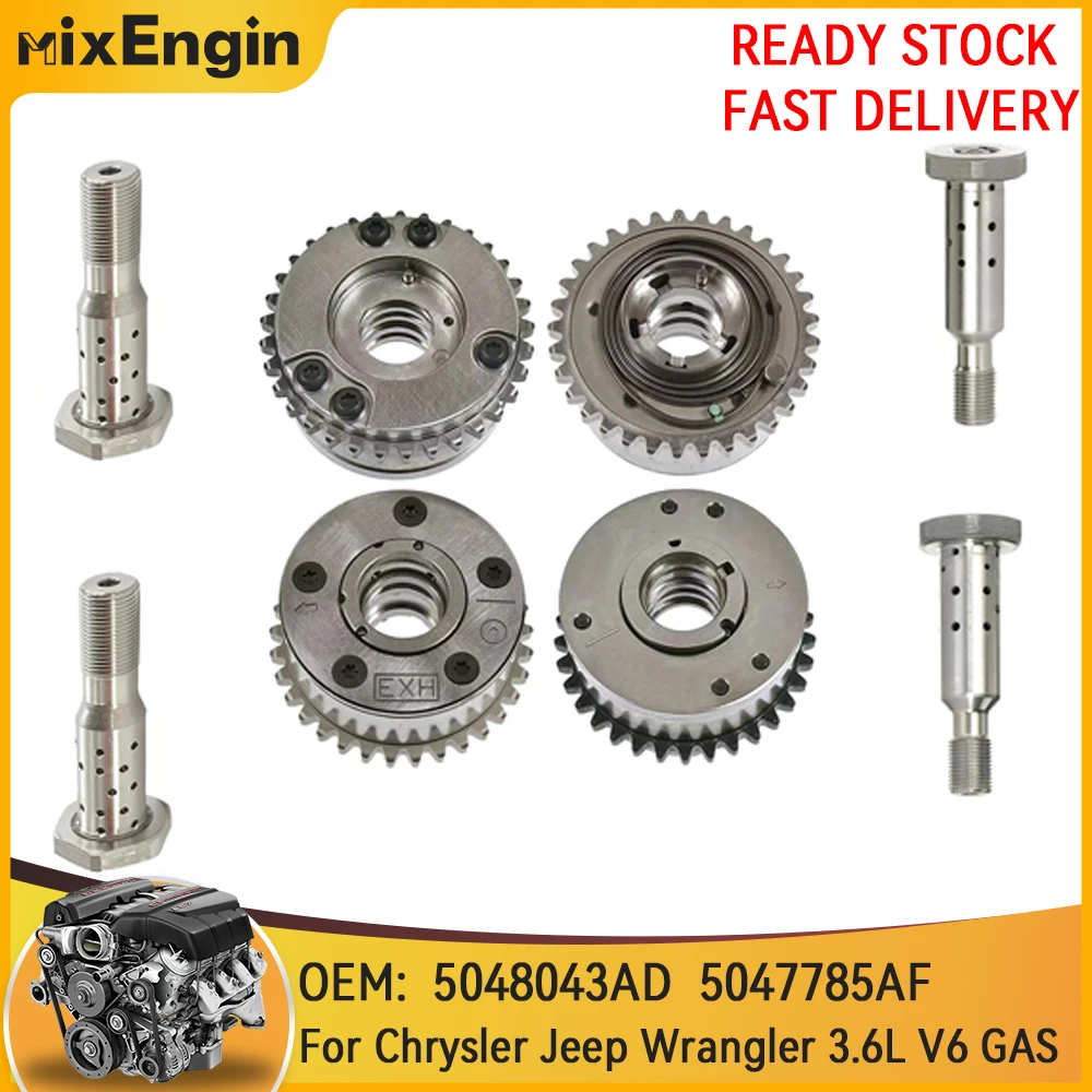 Engine Camshaft Phaser Solenoid VVT Gear NEW Fit 3.6 L For Chrysler Dodge Durango Jeep Wrangler Ram 1500 ERB 3.6L V6 GAS 16-24
Engine Camshaft Phaser Solenoid VVT Gear NEW Fit 3.6 L For Chrysler Dodge Durango Jeep Wrangler Ram 1500 ERB 3.6L V6 GAS 16-24