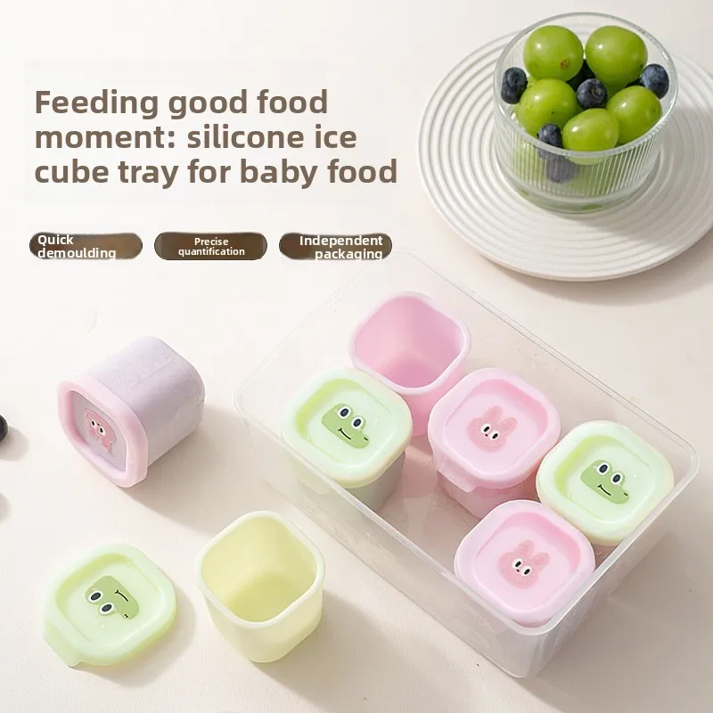 Baby Silicone Food Storage Tray Freezer BPA-Free Portion Cups for Homemade Baby Food Puree
Baby Silicone Food Storage Tray Freezer BPA-Free Portion Cups for Homemade Baby Food Puree