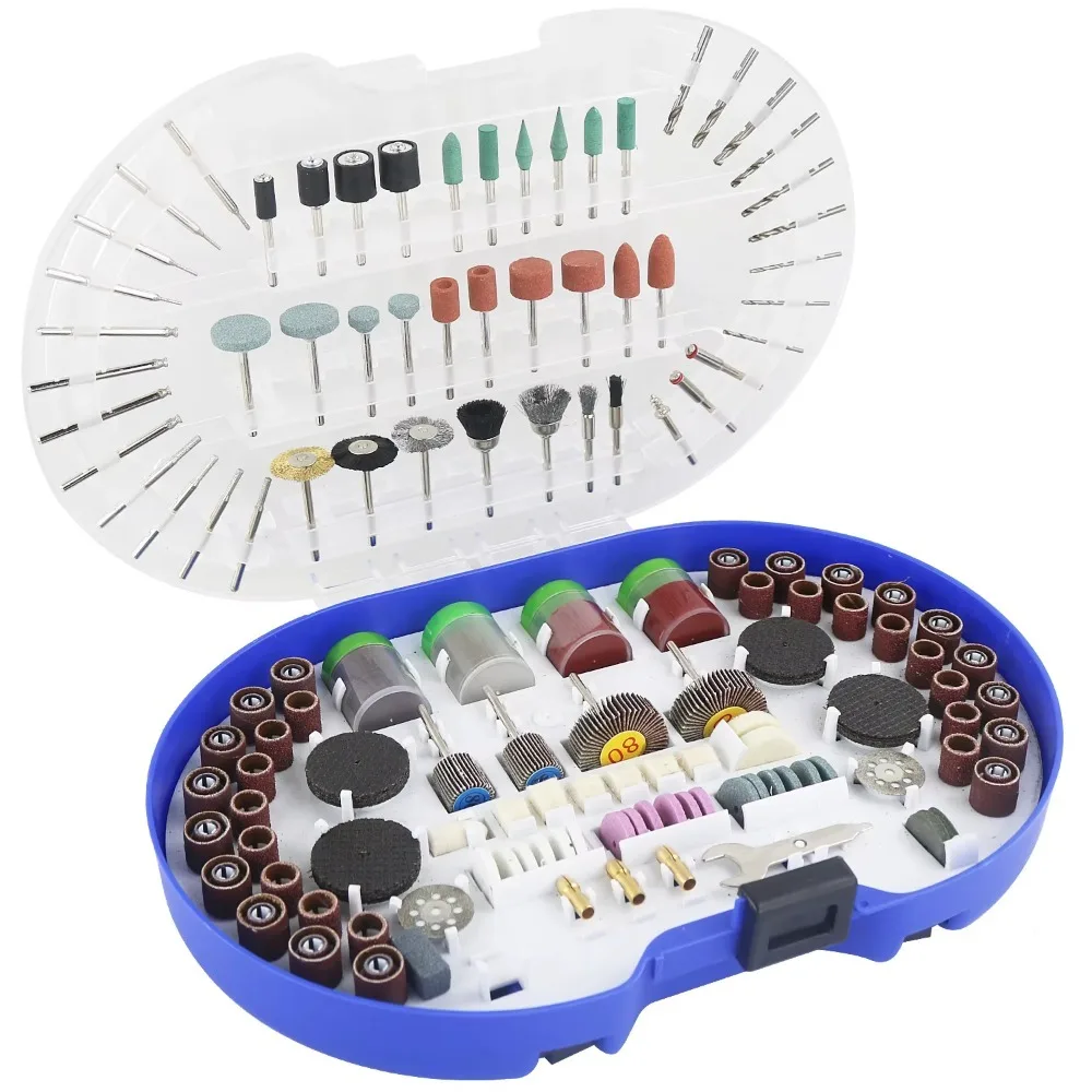 276PCS Fitment Rotary Polishing Tool Kit, Rotary Tool Accessories Kit for Jewelry Cutting, Grinding, Sanding, Sharpening
276PCS Fitment Rotary Polishing Tool Kit, Rotary Tool Accessories Kit for Jewelry Cutting, Grinding, Sanding, Sharpening