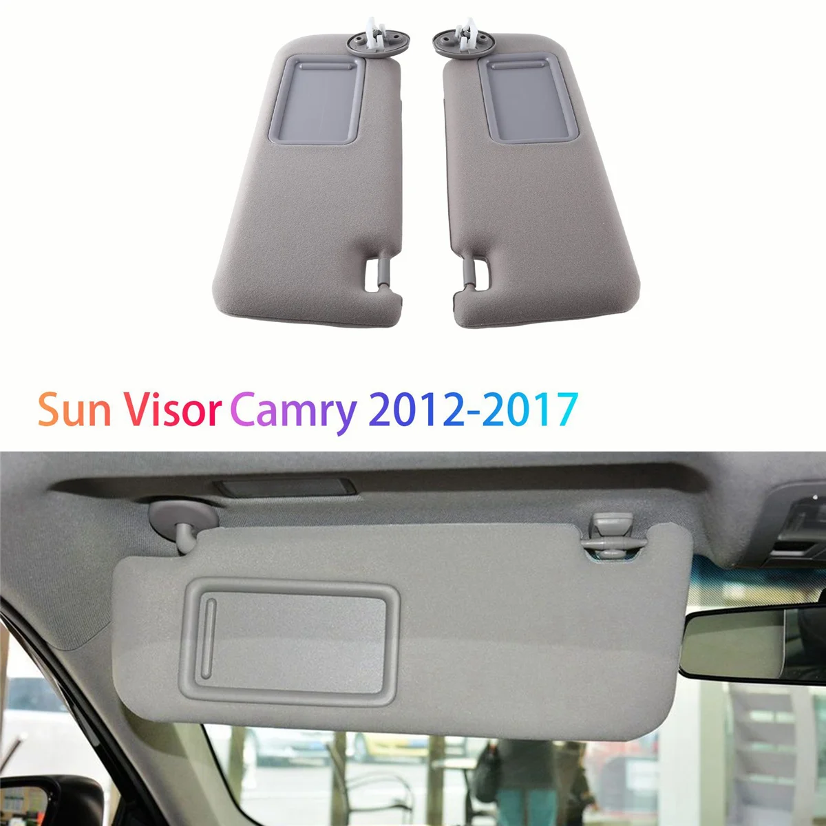 Car Sunshield Sunvisor with Mirror Interior Sun Visor for Toyota Camry 2012-2017 74320-06610-B1 Right
Car Sunshield Sunvisor with Mirror Interior Sun Visor for Toyota Camry 2012-2017 74320-06610-B1 Right