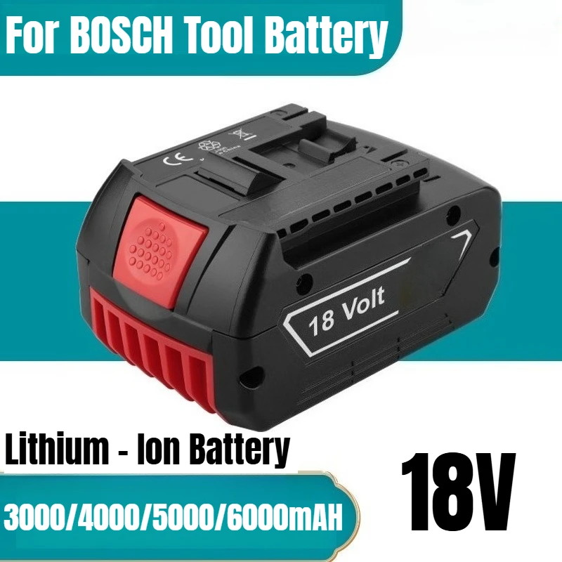 3000/4000/5000/6000mAH for BOSCH 18V Impact Drill Rotary Hammer Electric Wrench and Electric Drill Lithium - Ion Battery
3000/4000/5000/6000mAH for BOSCH 18V Impact Drill Rotary Hammer Electric Wrench and Electric Drill Lithium - Ion Battery