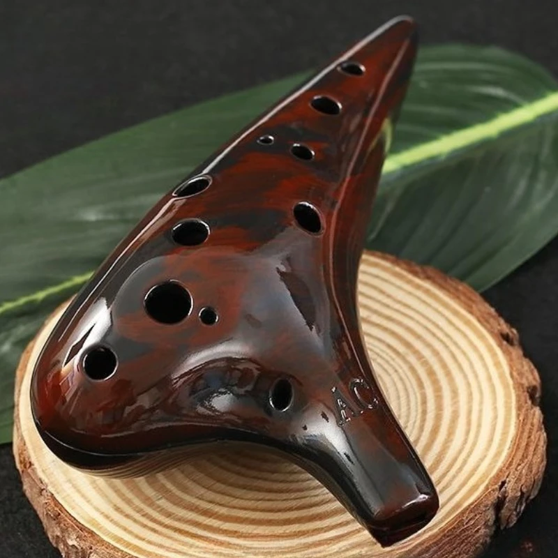 Professional Ocarina 12 Hole Alto C Tone Portable Ceramic Flute Child Beginner Playing Ocarina Orff Handheld Musical Instrument
Professional Ocarina 12 Hole Alto C Tone Portable Ceramic Flute Child Beginner Playing Ocarina Orff Handheld Musical Instrument