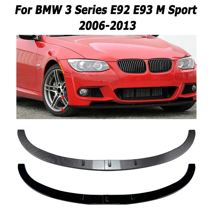 Car Front Bumper Lip Spoiler for BMW 3 Series E92 E93 M Sport 2006-2013 Diffuser Splitter Spoiler Auto Aftermarket Parts
Car Front Bumper Lip Spoiler for BMW 3 Series E92 E93 M Sport 2006-2013 Diffuser Splitter Spoiler Auto Aftermarket Parts