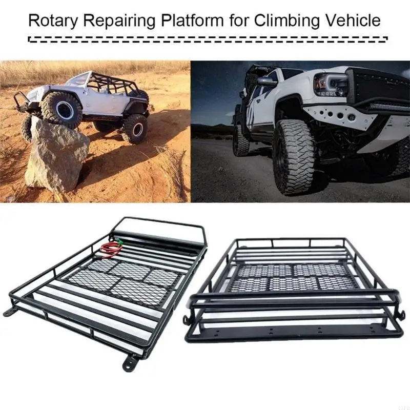 1/10 RC Car Roof Rack, Metal Luggage Rack for Axial SCX10 90046
1/10 RC Car Roof Rack, Metal Luggage Rack for Axial SCX10 90046
