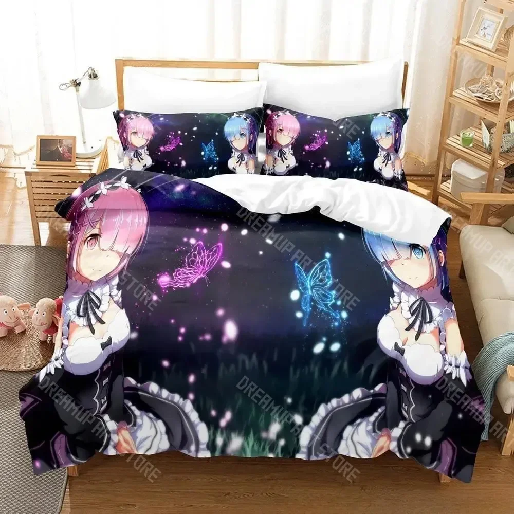 3D Print Re Zero Rem Ram Bedding Set Cartoon Anime three-piece set Adult Kid Bedroom Duvetcover Sets 3D Kawaii Girl twin set
3D Print Re Zero Rem Ram Bedding Set Cartoon Anime three-piece set Adult Kid Bedroom Duvetcover Sets 3D Kawaii Girl twin set