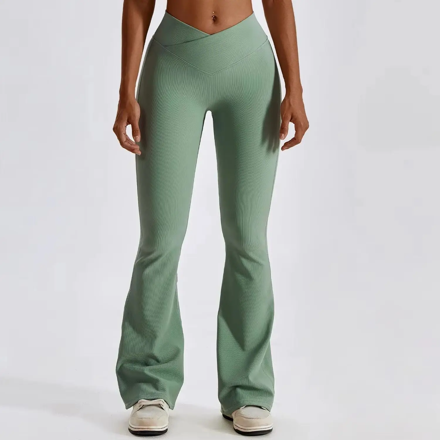 Gym Women Flare Leggings Yoga Pants High Waist Wide Leg Pants Women Gym Workout Fitness Sports Flared Pant Latin Dance Trousers
Gym Women Flare Leggings Yoga Pants High Waist Wide Leg Pants Women Gym Workout Fitness Sports Flared Pant Latin Dance Trousers