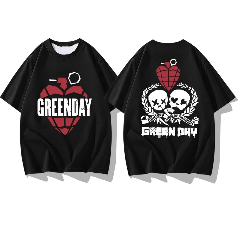 2025 New Rock Punk Summer Quick Drying T-shirt Green Day Band 3D Printed Casual Fashionable Loose Oversized Top Gift for Fan
2025 New Rock Punk Summer Quick Drying T-shirt Green Day Band 3D Printed Casual Fashionable Loose Oversized Top Gift for Fan