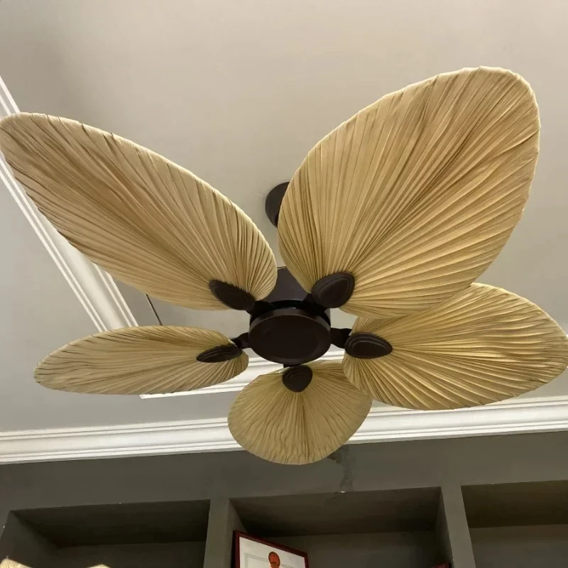 Natural Ceiling Fans No Lights Modern Home Decor Art Strong Wind with Palm Leaf Fan for Restaurant Living Room Hotel Lamps
Natural Ceiling Fans No Lights Modern Home Decor Art Strong Wind with Palm Leaf Fan for Restaurant Living Room Hotel Lamps
