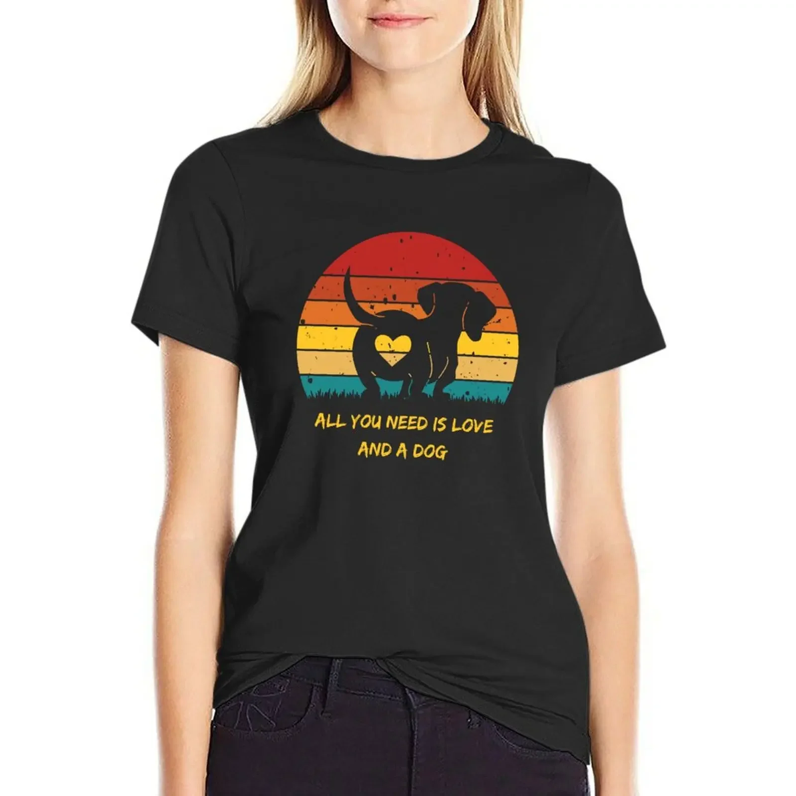 All you need is love and a dog T-shirt Aesthetic clothing tees summer blouses woman 2024
All you need is love and a dog T-shirt Aesthetic clothing tees summer blouses woman 2024