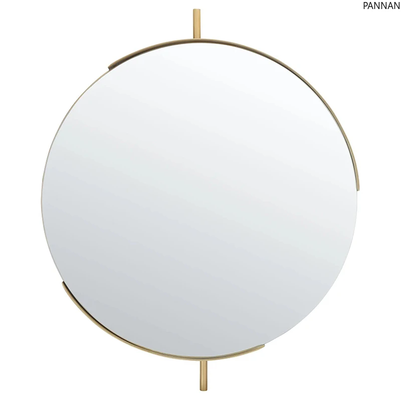 Stainless steel round wall-mounted bathroom mirror washstand simple vanity mirror
Stainless steel round wall-mounted bathroom mirror washstand simple vanity mirror
