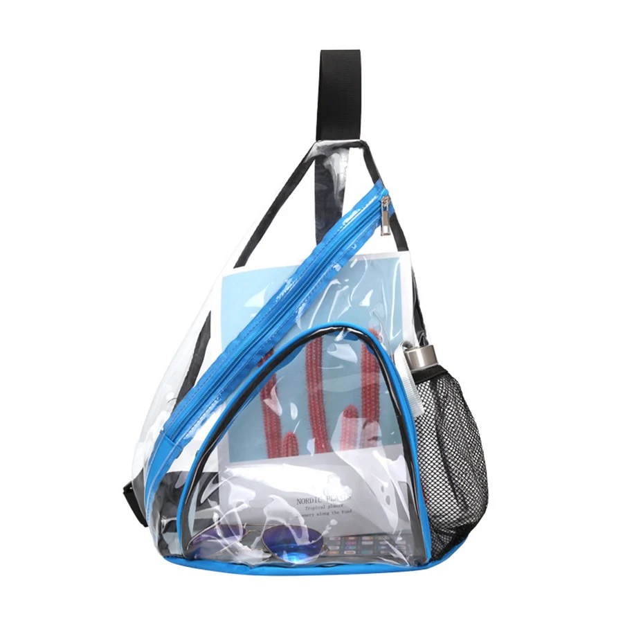 New transparent PVC waterproof backpack casual unisex clear chest bag sports travel multifunctional single shoulder crossbody ba
New transparent PVC waterproof backpack casual unisex clear chest bag sports travel multifunctional single shoulder crossbody ba