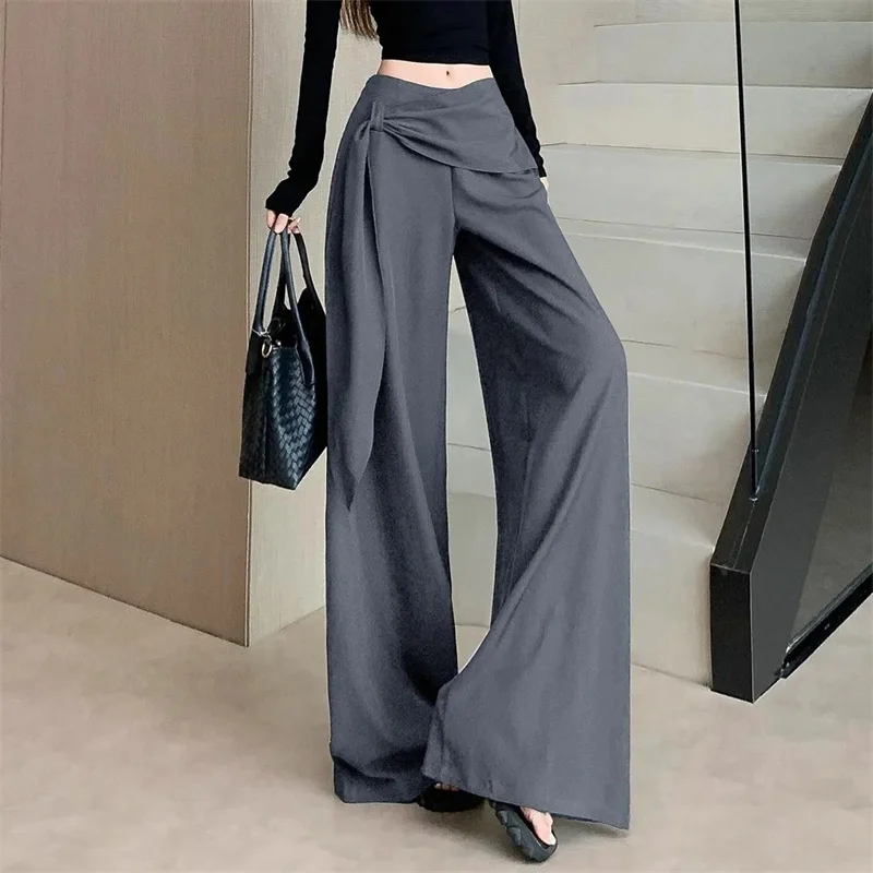 New Black Trousers Spring Summer Women Leisure Commuting High Waist Suit Wide Leg Pants Fashion Versatile Straight Pants
New Black Trousers Spring Summer Women Leisure Commuting High Waist Suit Wide Leg Pants Fashion Versatile Straight Pants