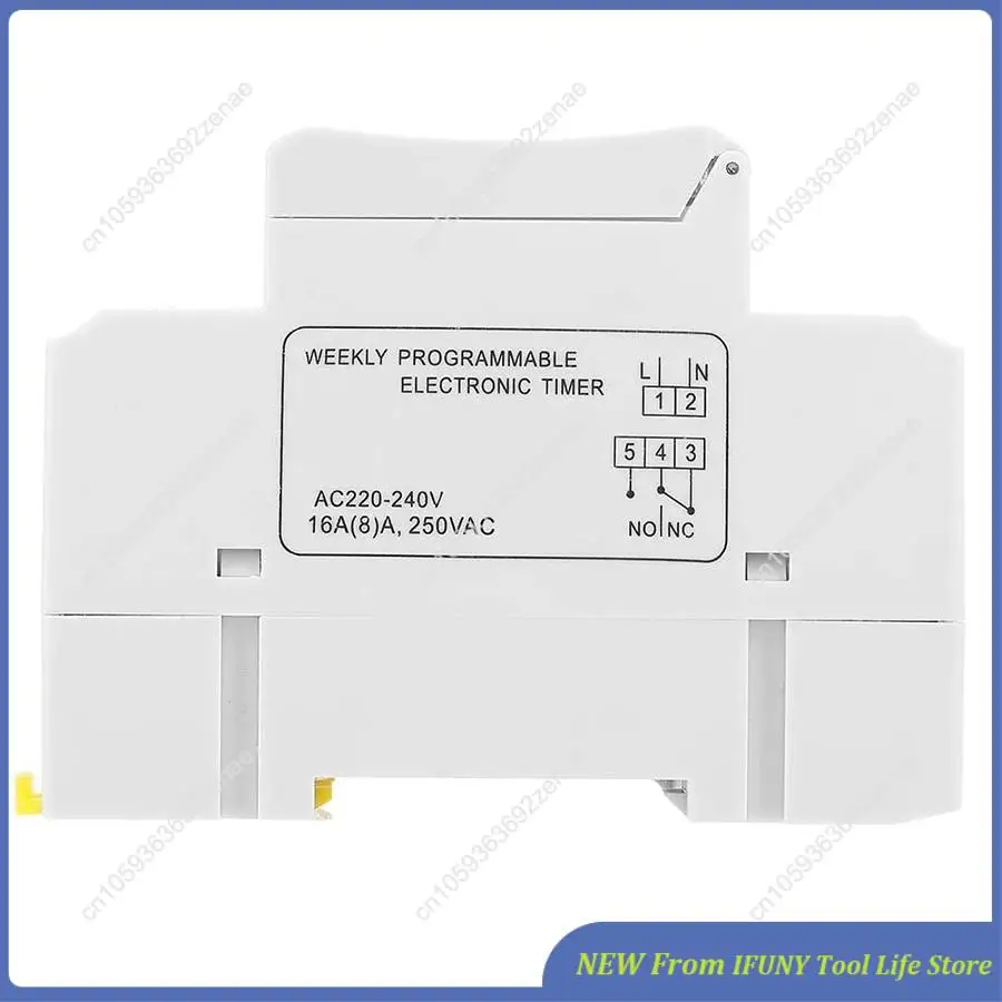 THC15A Digital Timer Switch Programmable Electronic Time Control Switch Time Delay Switch DIN Rail AC220-240V New
THC15A Digital Timer Switch Programmable Electronic Time Control Switch Time Delay Switch DIN Rail AC220-240V New