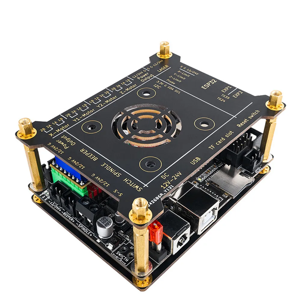 Engraver Control Board For MKS DLC32 V2.1 Dual Core 32-bit Motherboard With Case CNC Engraving GRBL Control Board Motor Control
Engraver Control Board For MKS DLC32 V2.1 Dual Core 32-bit Motherboard With Case CNC Engraving GRBL Control Board Motor Control