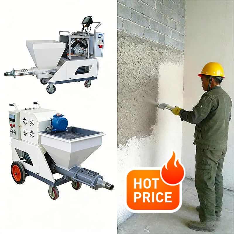 High Performance Wall Plastering Pump Mortar Cement Spray Machine for Building Renovation and Construction Work Customized Sale
High Performance Wall Plastering Pump Mortar Cement Spray Machine for Building Renovation and Construction Work Customized Sale