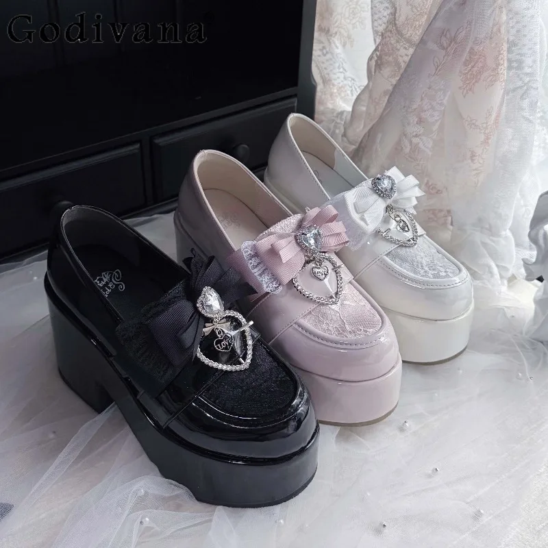 Y2K Subculture Japanese Original Lolita Platform Heightening Shoes Mass-produced Sweet Cool Girl Round Head Versatile Lo Shoes
Y2K Subculture Japanese Original Lolita Platform Heightening Shoes Mass-produced Sweet Cool Girl Round Head Versatile Lo Shoes
